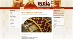 Desktop Screenshot of india-instruments.com