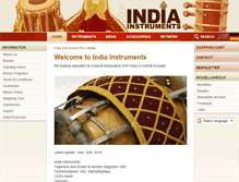 Tablet Screenshot of india-instruments.com